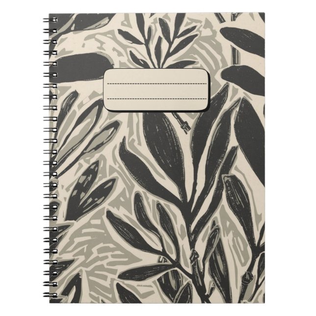 Carnet Rustic Eucalyptus Leaves & Branches (Devant)