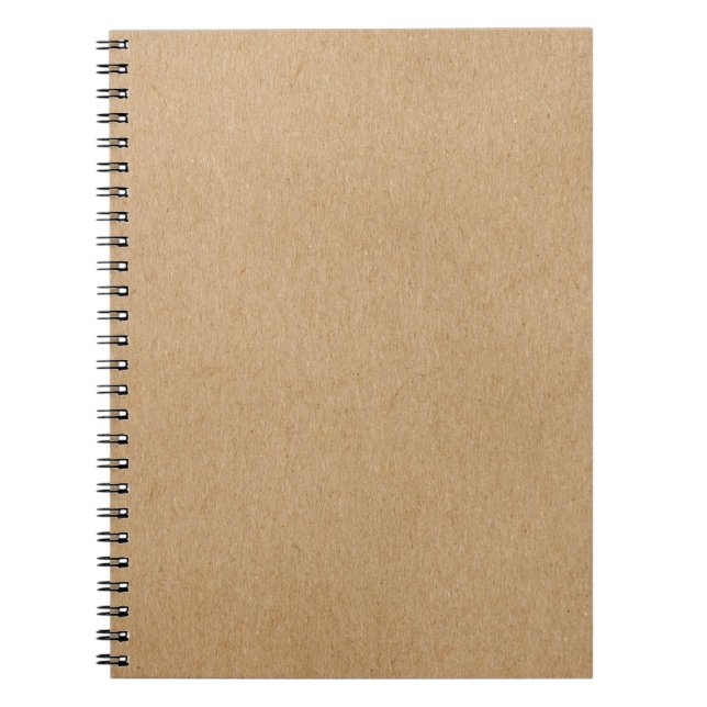 Carnet Rustic Kraft Simple Élégant Bohème (Devant)