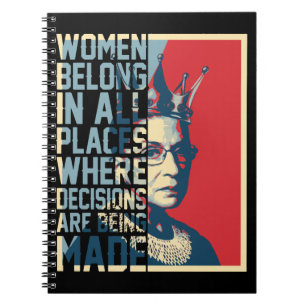 Carnet Ruth Bader Ginsburg - Célèbre RBG