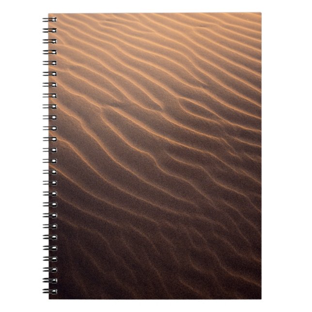 Carnet Sable Brown avec eau le matin (Devant)