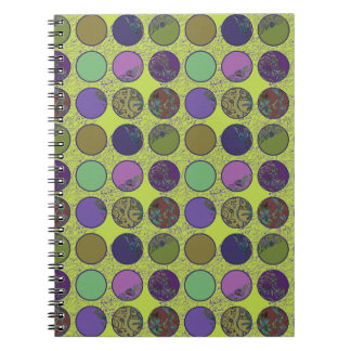 Carnet Sac à main à cercle abstrait gras