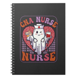 Carnet Sac infirmière Cna Halloween fantôme stéthoscope s