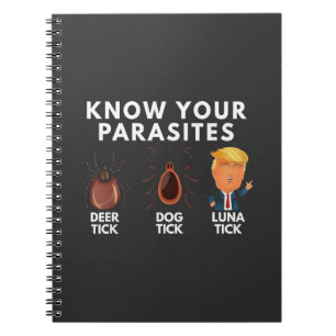 Carnet Sachez que vous êtes des parasites Anti-Trump Humo