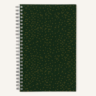 Carnet Sage Green Polka Dots Modern Pattern 