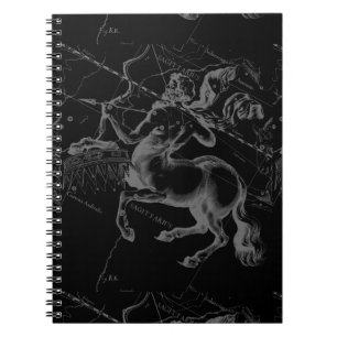 Carnet Sagittaire Constellation Hevelius circa 1690