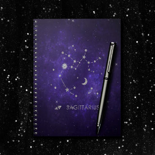 Carnet Sagittaire pourpre zodiaque   Horoscope astrologiq
