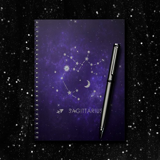 Carnet Sagittaire pourpre zodiaque | Horoscope astrologiq (Créateur téléchargé)