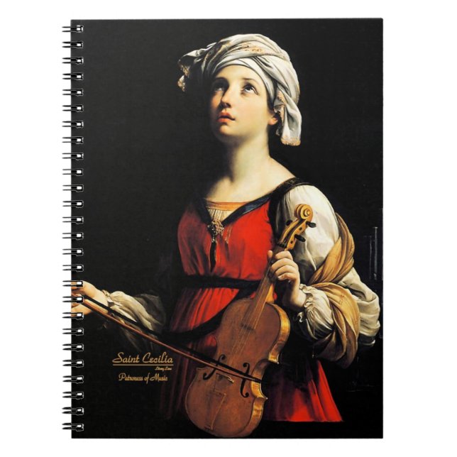 Carnet Saint Cecilia Patroness de la musique (Devant)
