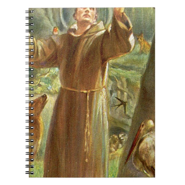 Carnet Saint François d'Assise prêchant aux animaux (Devant)