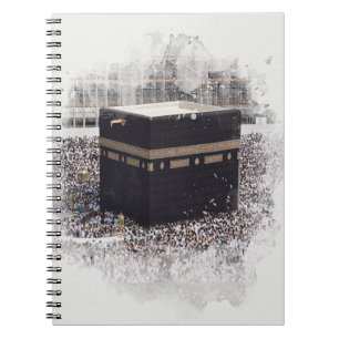 Carnet Saint Kaaba, Masjid Al Haram, aquarelle