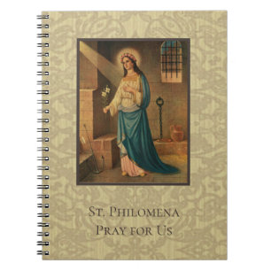 Carnet Saint puissant de St Philomena avec Dieu