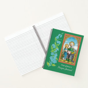 Carnet Sainte-Anne néogothique et Marie jeune (SAU 29)