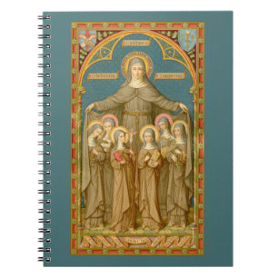Carnet Sainte Claire d'Assise et des Soeurs (SAU 027) (St