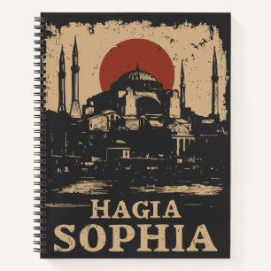 Carnet Sainte-Sophie vintage Istanbul Landmark Art