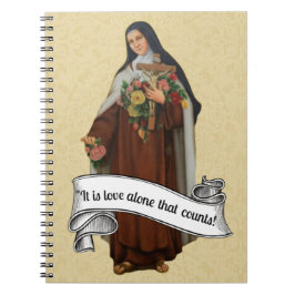 Carnet Sainte Thérèse la Petite Fleur Vintage religieuse