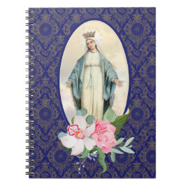 Carnet Sainte Vierge Marie Vintage Religieuse