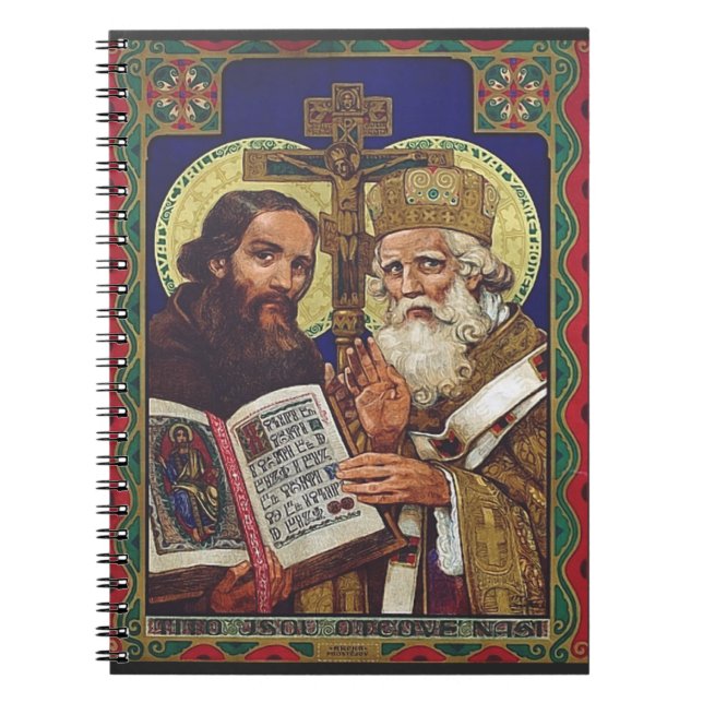 Carnet Saints Cyrille et Méthode patrons de l'Europe (Devant)