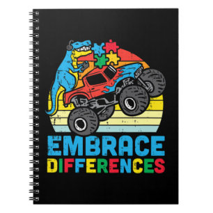 Carnet Saisissez ce mignon camion monstre Trex Embrasser