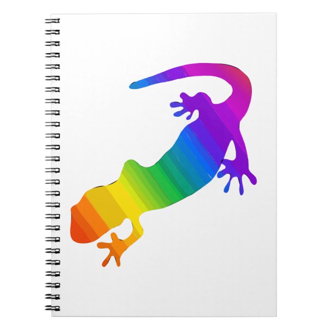 Carnet Salamandre striée arc-en-ciel (Devant)