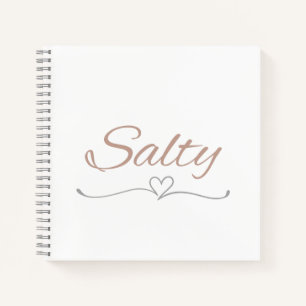 Carnet Salé avec cœur prospérer, Cadeau pour son annivers