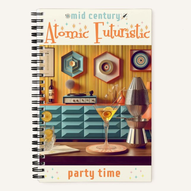 Carnet Salle de fête atomique futuriste du milieu du sièc (Recto)