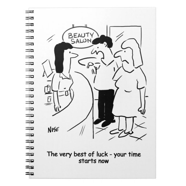 Carnet Salon de beauté - votre temps commence... maintena (Devant)