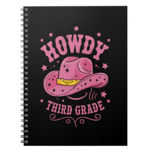 Carnet Salut 3ème année Cowboy Cowgirl Retour à l'école