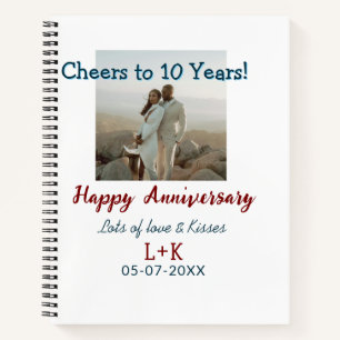 Carnet Salutations à 10 ans heureux anniversaire ajouter 