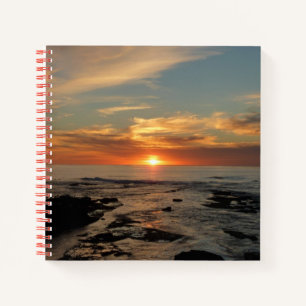 Carnet San Diego Sunset II California Seascape