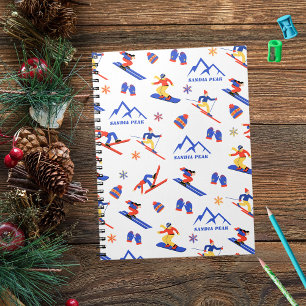 Carnet Sandia Peak Nouveau-Mexique Ski Snowboard Motif