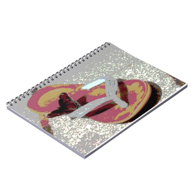 Carnet Sandle et papillon (Côté gauche)
