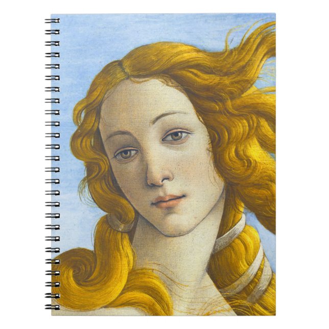 Carnet Sandro Botticelli - Détail de la naissance de Vénu (Devant)