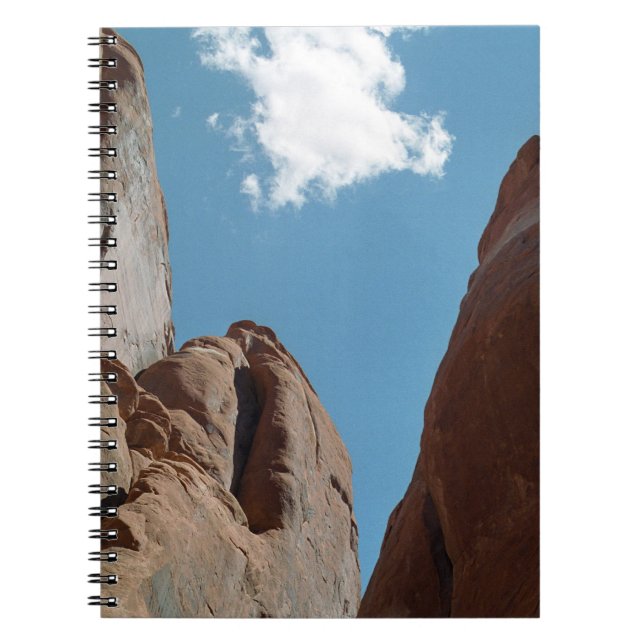 Carnet Sandstone Rock Fins Utah Desert Photo (Devant)