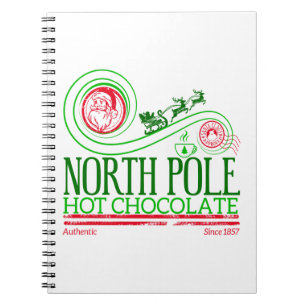 Carnet Santa Clause Pôle Nord Chocolat chaud