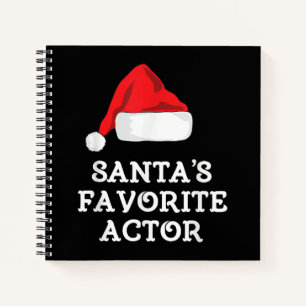 Carnet Santas Acteur favori Christmas Actrice intérimaire