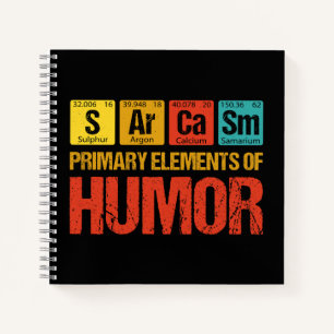 Carnet Sarcasme Éléments principaux de l'Humour