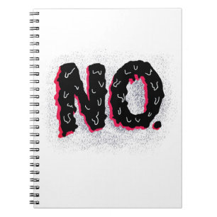 Carnet Sarcastique antisociale bizarre Pas de typographie