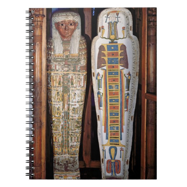 Carnet Sarcophage égyptien couvert de hiéroglyphes (p (Devant)