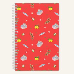 Carnet Sardine Citron Rouge