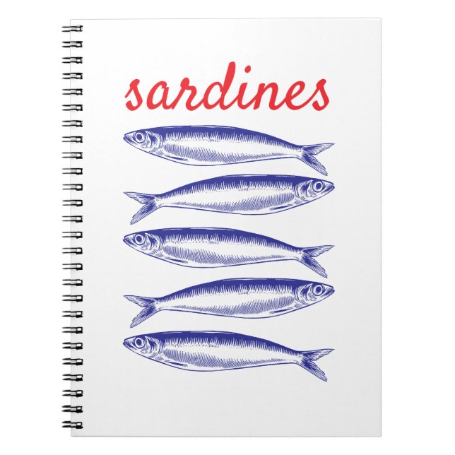 Carnet Sardines (Devant)