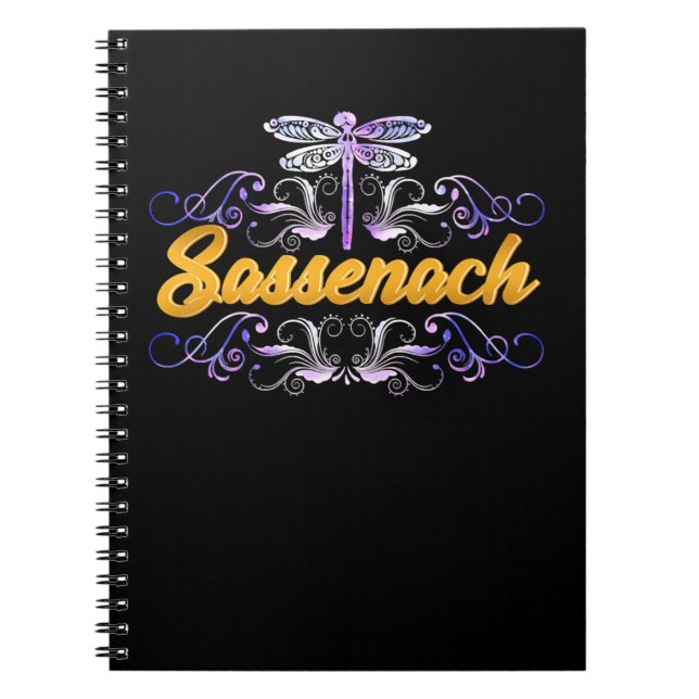 Carnet Sassenach Outlander Blue Dragonfly (Devant)