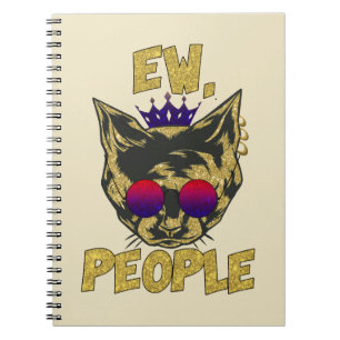 Carnet Sassy Royal Chat - "Ew. Personnes" Drôle Amoureux