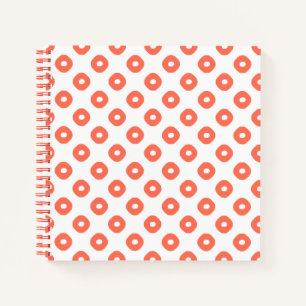 Carnet saumon Motif "Kanoko" - Fawn Spot