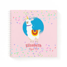 Saupoudrer Llama Unicorn Girls mignon Cadeaux Nomm