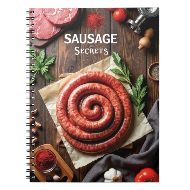 Carnet Sausage Making Recipes (Devant)