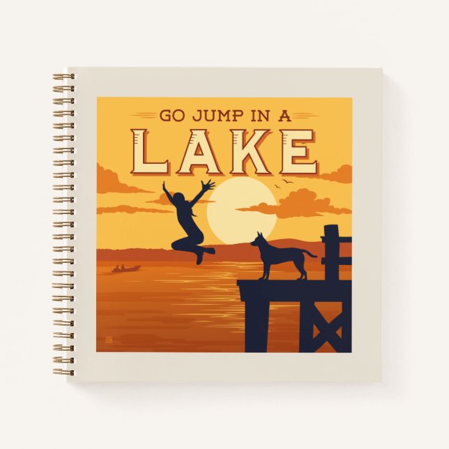Carnet Sauter Sur Un Lac (Devant)