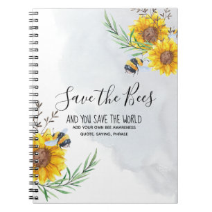Carnet Sauvez Les Abeilles Et Vous Sauvez Le Monde Person