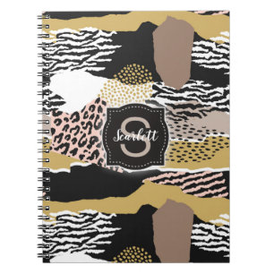 Carnet Savannah avec Monogramme personnalisé et nom