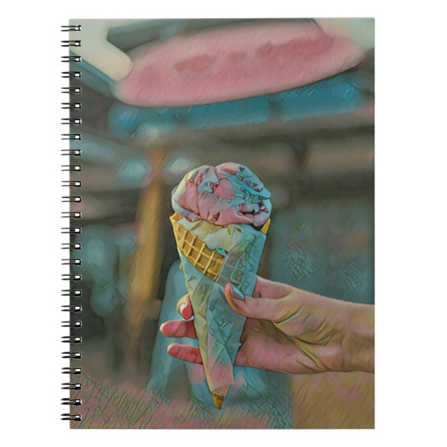 Carnet Saveur de crème glacée (Devant)