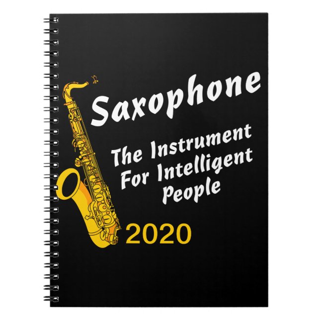 Carnet Saxophone intelligent (Devant)